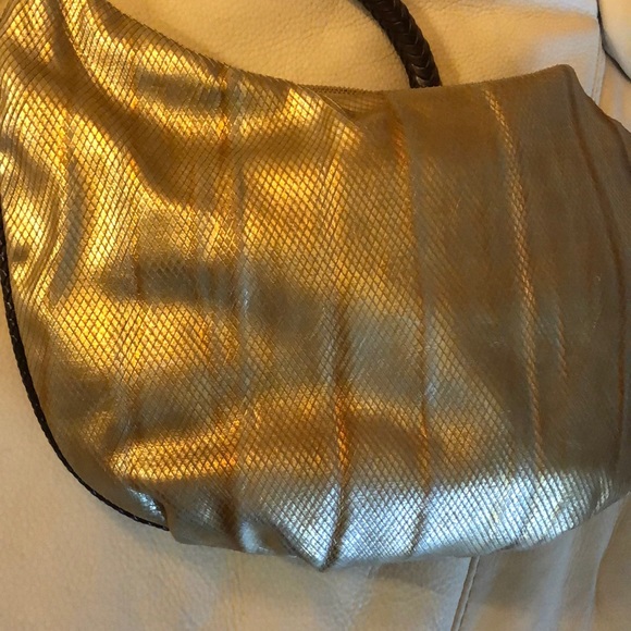 Michael Kors gold snakeskin Hobo - Picture 4 of 7